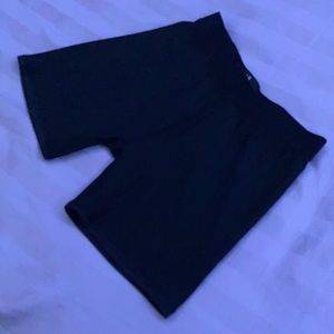 black biker shorts
